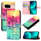 For Google Pixel 8a 3D Painting Horizontal Flip Leather Phone Case(Chasing Dreams) - 1