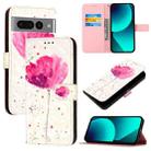 For Google Pixel 7 Pro 3D Painting Horizontal Flip Leather Phone Case(Flower) - 1