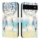 For Google Pixel 6 3D Painting Horizontal Flip Leather Phone Case(Dream Wind Chimes) - 2