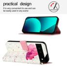 For Google Pixel 6 3D Painting Horizontal Flip Leather Phone Case(Flower) - 3