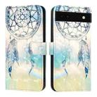 For Google Pixel 6a 3D Painting Horizontal Flip Leather Phone Case(Dream Wind Chimes) - 2