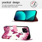 For Google Pixel 5 3D Painting Horizontal Flip Leather Phone Case(Rose Butterfly) - 3