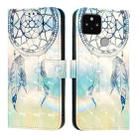 For Google Pixel 5 3D Painting Horizontal Flip Leather Phone Case(Dream Wind Chimes) - 2