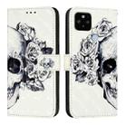 For Google Pixel 5 XL / Pixel 4a 3D Painting Horizontal Flip Leather Phone Case(Skull) - 2