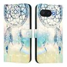 For Google Pixel 9a 3D Painting Horizontal Flip Leather Phone Case(Dream Wind Chimes) - 2