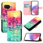 For Google Pixel 9a 3D Painting Horizontal Flip Leather Phone Case(Chasing Dreams) - 1