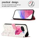 For Google Pixel 9a 3D Painting Horizontal Flip Leather Phone Case(Flower) - 3