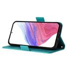 For Infinix Zero 40 5G / 4G Embossed Rose RFID Anti-theft Leather Phone Case(Light Blue) - 3
