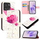 For Itel A05s 3D Painting Horizontal Flip Leather Phone Case(Flower) - 1