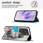 For Itel A05s 3D Painting Horizontal Flip Leather Phone Case(Grey Owl) - 3