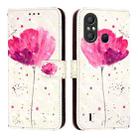 For Itel A58 / A49 3D Painting Horizontal Flip Leather Phone Case(Flower) - 2