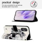 For Itel A58 / A49 3D Painting Horizontal Flip Leather Phone Case(Skull) - 3