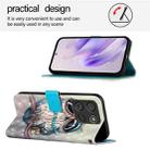 For Itel A60 / A60s 3D Painting Horizontal Flip Leather Phone Case(Grey Owl) - 3