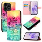 For Itel A70 3D Painting Horizontal Flip Leather Phone Case(Chasing Dreams) - 1