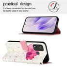 For Itel P17 / A27 3D Painting Horizontal Flip Leather Phone Case(Flower) - 3