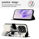 For Itel P55 4G 3D Painting Horizontal Flip Leather Phone Case(Skull) - 3