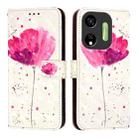 For Itel P55 5G 3D Painting Horizontal Flip Leather Phone Case(Flower) - 2
