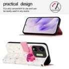 For Itel P55 5G 3D Painting Horizontal Flip Leather Phone Case(Flower) - 3