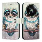 For Itel RS4 3D Painting Horizontal Flip Leather Phone Case(Grey Owl) - 2