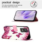 For Itel S18 / Vision 5 3D Painting Horizontal Flip Leather Phone Case(Rose Butterfly) - 3