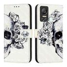 For Itel S18 / Vision 5 3D Painting Horizontal Flip Leather Phone Case(Skull) - 2