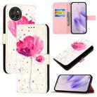 For Itel S23 3D Painting Horizontal Flip Leather Phone Case(Flower) - 1