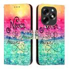 For Itel S23+ 3D Painting Horizontal Flip Leather Phone Case(Chasing Dreams) - 2