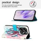 For Itel S23+ 3D Painting Horizontal Flip Leather Phone Case(Color Drop Wind Chimes) - 3