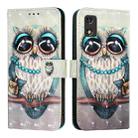 For Itel A23 Pro / A17 3D Painting Horizontal Flip Leather Phone Case(Grey Owl) - 2