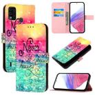 For Itel A48 3D Painting Horizontal Flip Leather Phone Case(Chasing Dreams) - 1