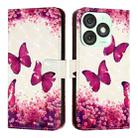 For Itel A50 3D Painting Horizontal Flip Leather Phone Case(Rose Butterfly) - 2