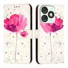 For Itel A50 3D Painting Horizontal Flip Leather Phone Case(Flower) - 2