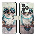 For Itel A50 3D Painting Horizontal Flip Leather Phone Case(Grey Owl) - 2