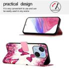 For itel A50C 3D Painting Horizontal Flip Leather Phone Case(Rose Butterfly) - 3