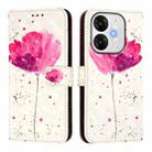 For itel A80 4G 3D Painting Horizontal Flip Leather Phone Case(Flower) - 2