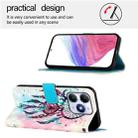 For Itel A90 4G 3D Painting Horizontal Flip Leather Phone Case(Color Drop Wind Chimes) - 3