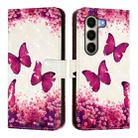 For itel A95 5G 3D Painting Horizontal Flip Leather Phone Case(Rose Butterfly) - 2