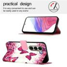 For itel A95 5G 3D Painting Horizontal Flip Leather Phone Case(Rose Butterfly) - 3
