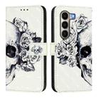 For itel A95 5G 3D Painting Horizontal Flip Leather Phone Case(Skull) - 2