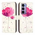For itel City 100 3D Painting Horizontal Flip Leather Phone Case(Flower) - 2