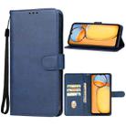 For Redmi 14C 4G Leather Phone Case(Blue) - 1