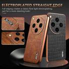 For OPPO Find X8 Pro AZNS Electroplated Frame Crocodile Texture Full Coverage Phone Case(Green) - 3