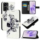 For Tecno Camon 19 3D Painting Horizontal Flip Leather Phone Case(Skull) - 1