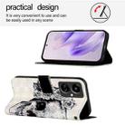 For Tecno Camon 19 3D Painting Horizontal Flip Leather Phone Case(Skull) - 3