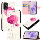 For Tecno Camon 19 Neo 3D Painting Horizontal Flip Leather Phone Case(Flower) - 1