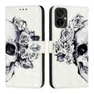 For Tecno Camon 19 Neo 3D Painting Horizontal Flip Leather Phone Case(Skull) - 2