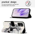 For Tecno Camon 19 Neo 3D Painting Horizontal Flip Leather Phone Case(Skull) - 3