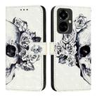 For Tecno Camon 19 Pro 5G 3D Painting Horizontal Flip Leather Phone Case(Skull) - 2