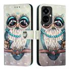 For Tecno Camon 19 Pro 5G 3D Painting Horizontal Flip Leather Phone Case(Grey Owl) - 2