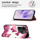 For Tecno Camon 20 Premier 3D Painting Horizontal Flip Leather Phone Case(Rose Butterfly) - 3